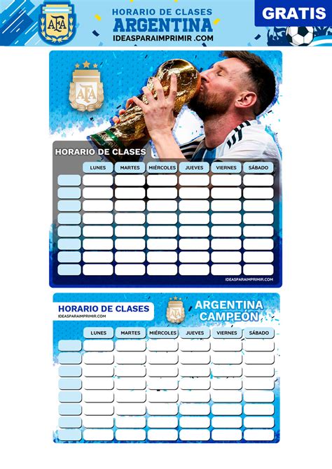 horario de la selección argentina